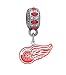 Final Touch Gifts Detroit Red Wings Charm w/Connector Fits European Style Large Hole Bead Bracelets.