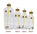 Fixed Wing Gasoline Engine Plane Accessory Transparent Plastic Fuel Tank for RC Airplane Transparent Plastic Gas Fuel Tank with Metal Cap for Gas Plane Aircraft Rc (500ml)