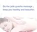 Gua Sha Jade Tools 3Pcs Natural Jade Guasha Board for Facial Skincare Ultra Smooth Edge Gua Sha Scraping Massage Tool Home Physical Therapy Tools for SPA Acupuncture Therapy Trigger Point Treatment