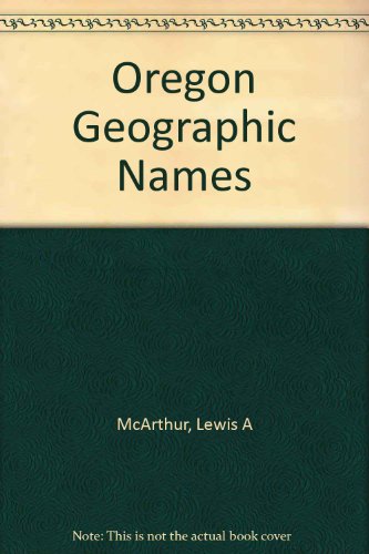 Oregon Geographic Names
