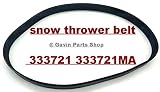 Gavin parts shop 333721 333721MA Snow throwers Driver Belt for Murray Craftsman