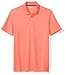 Amazon Essentials Men's Slim-Fit Quick-Dry Golf Polo Shirt, Coral, Small