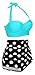 Angerella Vinatge Retro Polka High Waisted Cute Bikini Swimwear (BKI032-L1-4XL)