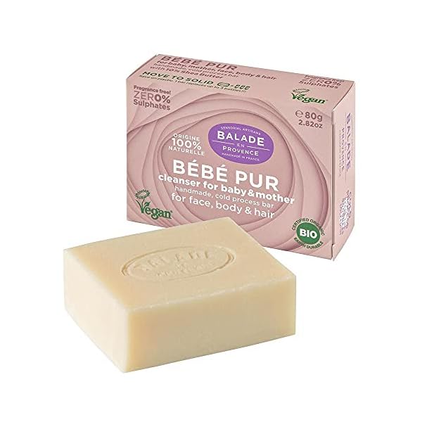 Balade-en-Provence-Organic-Solid-Cleanser-for-Baby-Mother-80g Balade en Provence Organic Solid Cleanser for Baby & Mother | 80g