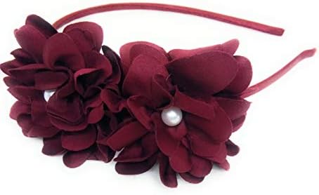 Baby Headbands double Flower Hairband for Girls Newborn Teens Hair Bands