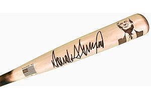 HOME RUN BAT COMPANY Trump Signature Laser-Engraved Baseball Bat