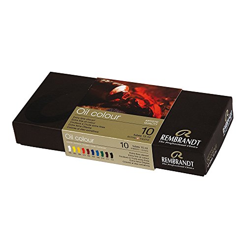 Rembrandt Oil Colour 10x15ml Tube Basic Paint Set