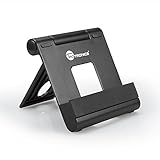 TaoTronics Portable Stand Adjustable Kickstand, Aluminum Body, Multi-angle for iPhone, iPad, Samsung Galaxy, LG, e-book, Android Windows Smartphone and Tablet - Black (TT-HS06B)