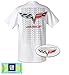 Men's C6 Corvette 60th Anniversary 427 Tee Shirt - White X-Large