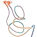 OMGi ASE30002 Braided Ear-Bud in Ear Headphone Multicolor Headset with Noise Isolating Silicon Ear Buds