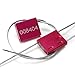 High Security Cable Seals Metal Container Seals Pull Tight Alumium Shipping Security Tags for Logisitics ISO 17712 Certificated (Pack of 100, Red)