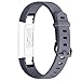 iGK Replacement Bands Compatible for Fitbit Alta and Fitbit Alta HR, Newest Adjustable Sport Strap Smartwatch Fitness Wristbands Black Navy Grey Large