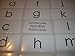 26 Laminated Lowercase Alphabet Flashcards.
