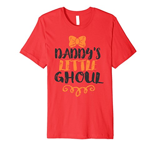 Daddy's Little Ghoul Halloween Costume Girls Cute T shirt