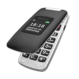 Easyfone-Prime-A1-GSM-SIM-Free-Flip-Big-Button-Mobile-Phone-Hearing-Aids-Compatible-Easy-to-Use-Mobile-Phone-for-Elderly-with-Charging-Dock-Black Easyfone Prime-A1 GSM SIM-Free Flip Mobile Phone for Elderly, Big Button Hearing Aids Compatible Senior Mobile Phone…