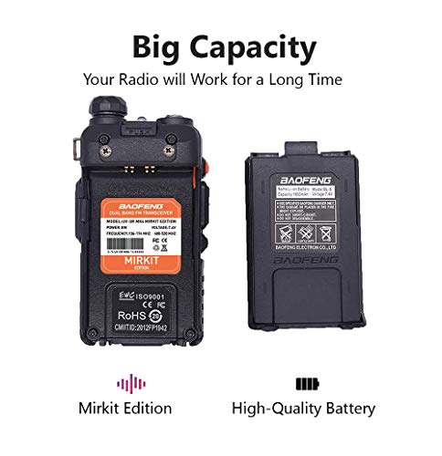 3 BaoFeng+Amateur+Walkie+Talkie+Mirkit