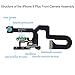 Vimour OEM Original Front Camera Proximity Light Sensor Cable Ribbon Assembly Replacement for iPhone 8 Plus 5.5 Inches Model (A1864, A1897 and A1898)