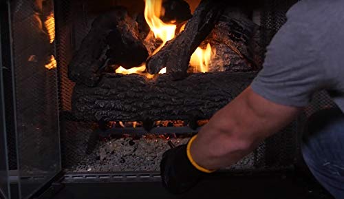 Heat Resistant Gloves - 480℉ Grilling Gloves For Fireplace - Barbeque Accessories For Kitchen - BBQ Gloves - Oven Mitt For Oven, 1 Pair, Dupont Nomex Heat Fiber is Made In USA - Thumbnail 7