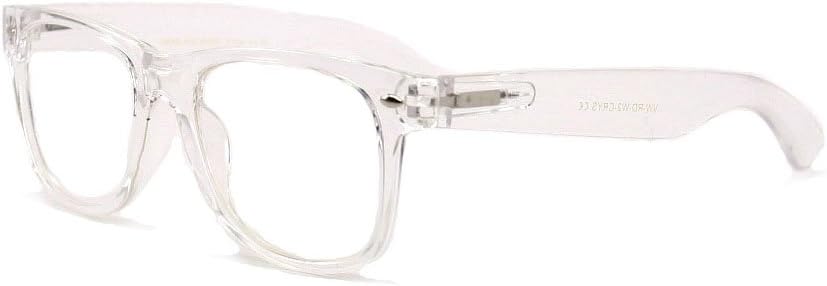 White Clear Reading Glasses - Comfortable Stylish Simple Readers Rx Magnification