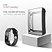 Coobes[2 Pack] Compatible with Fitbit Charge 2 Screen Protector, Soft TPU Full Cover Case Bumper Ultra-Thin Lightweight Shell Compatible Fitbit Charge 2 Smart Watch (Black+Clear)