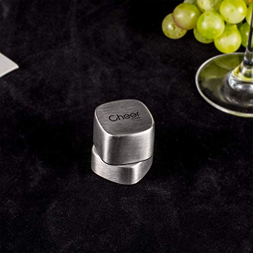 Champagne Stopper, Stainless Steel Wine & Champagne Sealer, Resealable Leak-Proof Cap For Prosecco, Sparkling & Still Wine- Best Gift Accessory, Home and Party Use 7717-W401-02 - Thumbnail 2