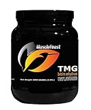 Pure Betaine Anhydrous Trimethylglycine (TMG) Powder by Muscle Feast (1000 grams)
