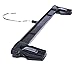 The Great American Hanger Company Matte Black Plastic Bottom Hanger, Box of 100 Space Saving Hangers w/ 360 Degree Nickel Swivel Hook for Skirt and Pants