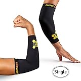 CopperJoint Compression Elbow Sleeve #1 Copper Fit Support - GUARANTEED Recovery Brace - Wear Anywhere - Single - XX-Large
