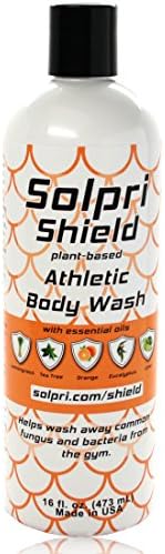 Solpri Shield Antifungal Soap Body Wash Lemongrass Tea Tree Eucalyptus 16 Fl Oz