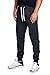 PROGO USA Men's Joggers Sweatpants Basic Fleece Marled Jogger Pant Elastic Waist (2X-Large, Charcoal)