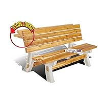 2x4basics 90110ONLMI Custom Flip Top Bench to Table, Sand