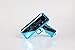 The Cash Cannon Make It Rain Money Dispenser - Chrome Blue - Novelty Item