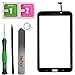 SlyPry for Samsung Galaxy Tab 3 7.0 P3210 T210 Black Touch Screen Digitizer Panel Glass Replacement Part + PreInstalled Adhesive with SlyPry Tools kit