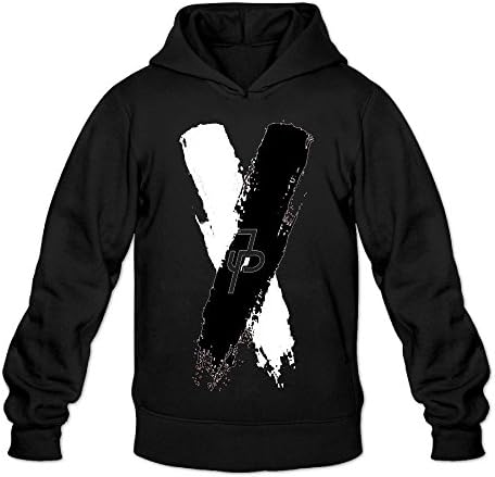 Men's Jake Paul Logo Pullover Cotton Hooded Sweatshirt Black