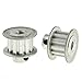 2PCS Timing Belt Pulley XL 12 Tooth 6.35mm Aluminum Bore for 3D Printer CNC