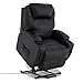Mecor Lift Chair for Elderly, Power Lift Recliner, Living Room Sofa Chair with Remote Control, Reinforced Heavy Duty Reclining Mechanism (Black)