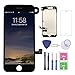 Screen Replacement for iPhone 7 Black, LCD Display and Touch Screen Digitizer Replacement with Repair Tools and Screen Protector with A1660 A1779 A1778 All Version