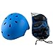 Kids Sport Protective Gear Set, Helmet and Pads of Wrist, Elbow, Knee, for Bike Skateboard Skate Scooter (Blue)