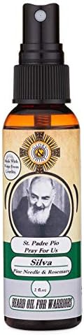Catholic Beard Oil Made With Lourdes Water (Silva: Pine Needle and Rosemary)