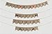 30 Pcs DIY Burlap Banner 29Ft Hand Painted Decoration for Wedding Birthday and Kids Party