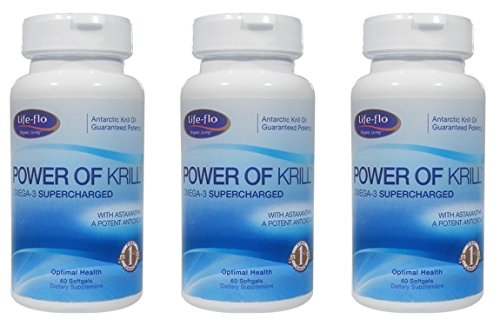 Life-flo Optimal Health The Power of Krill Omega-3 Supercharged 60 softgels - 3PC Life-flo Optimal Health The Power of Krill Omega-3 Supercharged 60 softgels - 3PC