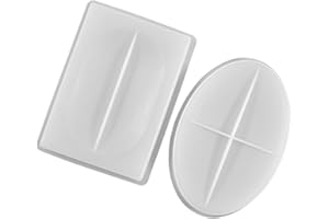 PACKOVE 2pcs Silicone Soap Box Casting Mold for Handmade Soap Holder DIY Craft Making Resin Storage Box Mold