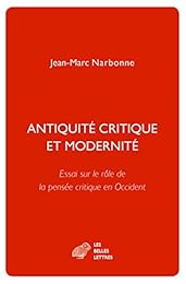 Antiquité critique et modernité