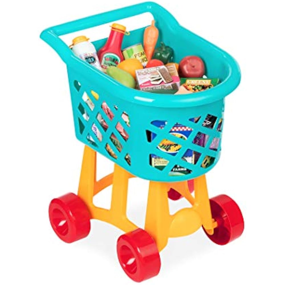 Grocery Shopping Carts Cart &ndash Deluxe Toy Pretend Play Food