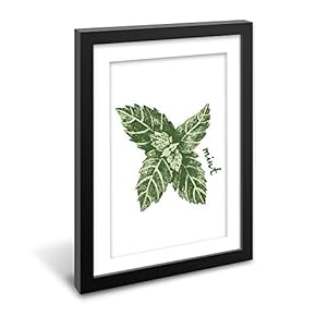 Black Paper Framed Canvas Wall Art...