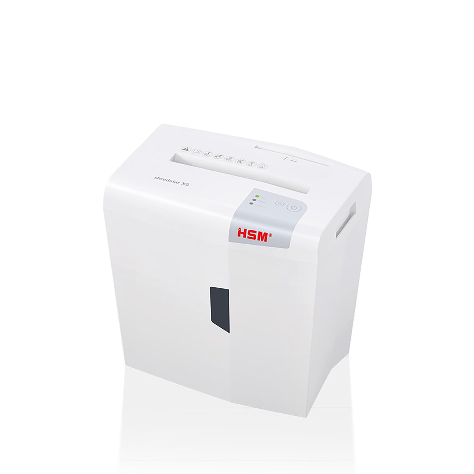 HSM Shredstar X5 Shredder Security Level P-4 5 Sheets (Particle Cut) with CD Shredder