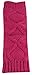 N'Ice Caps Girls Leg Warmers Cable Knit Kids Warm Comfortable Pink