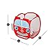 Smart Design Kids Pop Up Organizer with Animal Print - VentilAir Mesh Netting - for Toddlers, Baby Clothes, Plushies, and Toys - Home Organization - Cube - 10.5 x 11 Inch - Red Fire Truck