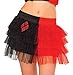 Rubie's womens Dc Comics Superhero Style Ruffled Skirt Party Supplies, Multicolor, Standard US