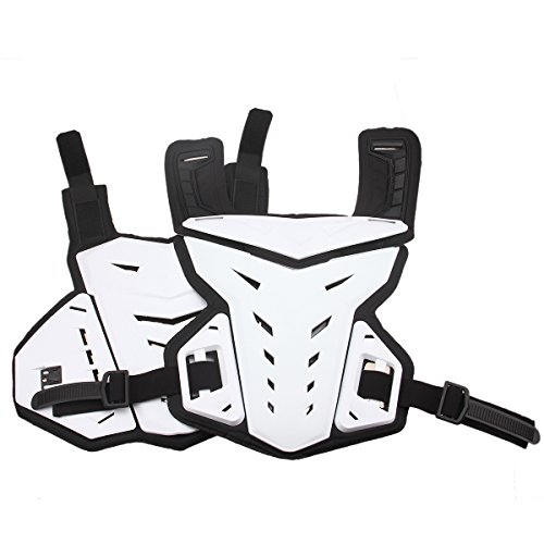 Possbay Chest Back Protector, Body Vest Armor Protective for Motocross Riding Skating Skiing Scooter